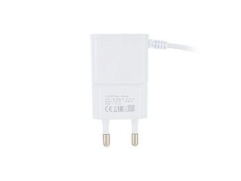 Сетевое зарядное устройство L1m (1.8A) MicroUSB, белый (Vixion)