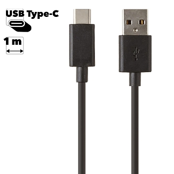 USB Дата-кабель Sony UC820 USB - USB Type-C (черный, европакет)
