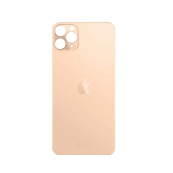 Задняя крышка (стекло) для iPhone 11 Pro (золотая)